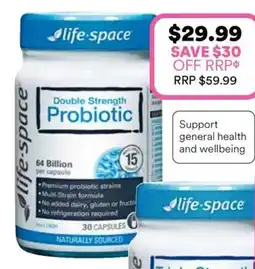 Priceline Life space double strength probiotic offer