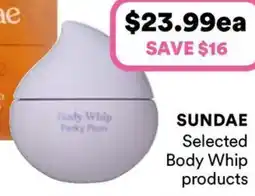Priceline Sundae Body Whip Perky Plum offer