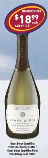 Liquor Legends Grant Burge Sparkling Pinot Chardonnay/ Grant Burge Sparkling Pinot Chardonnay Rose offer