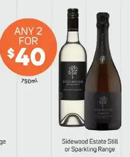 Foodland Sidewood Estate Still or Sparkling Range offer