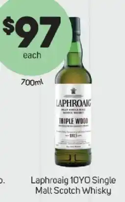 Foodland Laphroaig 10YO Single Malt Scotch Whisky offer