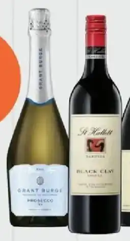 Foodland Grant burge prosecco nv st hallett black clay shiraz offer
