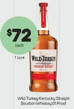 Foodland Wild Turkey Kentucky Straight Bourbon Whiskey 81 Proof offer