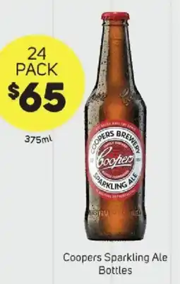 Foodland Coopers Sparkling Ale Bottles offer