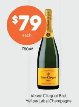 Foodland Veuve Clicquot Brut Yellow Label Champagne offer