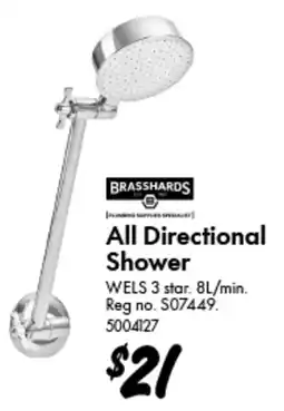 Bunnings All Directional Shower offer