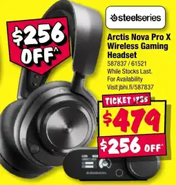 JB Hi-Fi Arctis Nova Pro X Wireless Gaming Headset offer