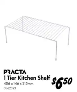 Bunnings 1 Tier Kitchen Shelf offer