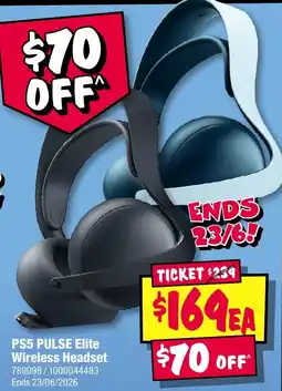 JB Hi-Fi PS5 PULSE Elite Wireless Headset offer