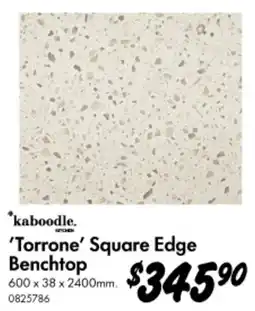 Bunnings Torrone Square Edge Benchtop offer