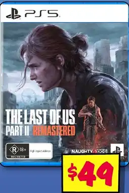 JB Hi-Fi The Last of Us Part II Remastered for PlayStation 5 offer