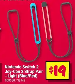 JB Hi-Fi Nintendo Switch 2 Joy-Con 2 Strap Pair offer