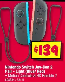JB Hi-Fi Nintendo Switch Joy-Con offer