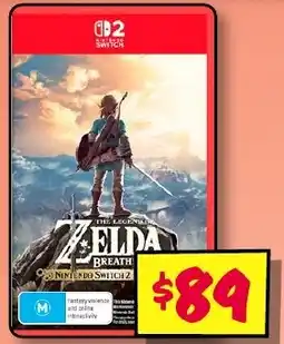 JB Hi-Fi The Legend of Zelda Breath of the Wild offer