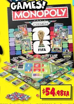JB Hi-Fi Monopoly panini prizm fifa world cup edition offer