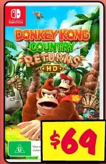 JB Hi-Fi Nintendo switch donkey kong country returns hd game offer