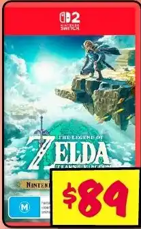 JB Hi-Fi he Legend of Zelda Tears of the Kingdom for Nintendo Switch offer