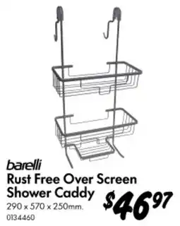 Bunnings Rust Free Over Screen Shower Caddy offer