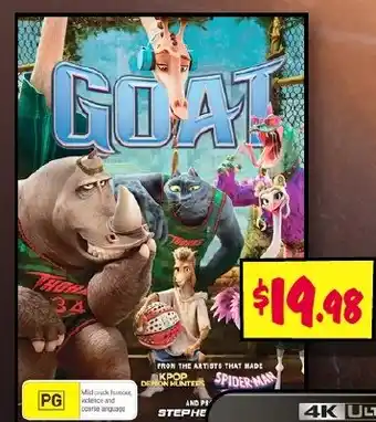 JB Hi-Fi Goat offer