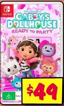 JB Hi-Fi DreamWorks Gabbys Dollhouse Ready to Party offer