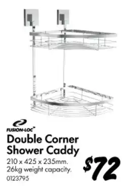Bunnings Double Corner Shower Caddy offer