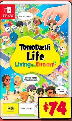 JB Hi-Fi Tomodachi Life Living the Dream offer