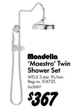 Bunnings Maestro Twin Shower Set offer