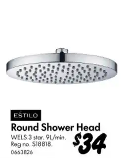 Bunnings Round Shower Head offer