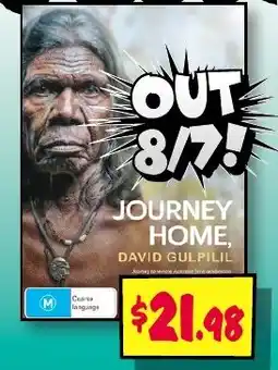 JB Hi-Fi Journey home david gulpilil offer