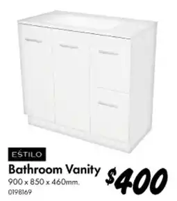 Bunnings Bathroom Vanity offer