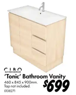 Bunnings Tonic Bathroom Vanity offer