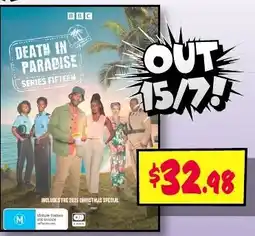 JB Hi-Fi Death in paradise series fifteen offer