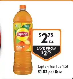 Foodworks Lipton Ice Tea offer