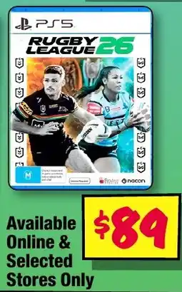 JB Hi-Fi Rugby league 26 offer