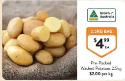Foodworks Washed Potatoes offer