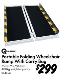 Bunnings Portable Folding Wheelchair Ramp With Carry Bag offer