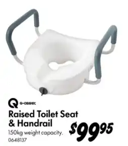 Bunnings Raised Toilet Seat & Handrail offer