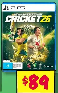 JB Hi-Fi Cricket 26 offer