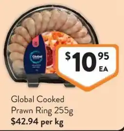 Foodworks Global Cooked Prawn Ring offer