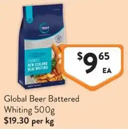 Foodworks Global Beer Battered Whiting offer