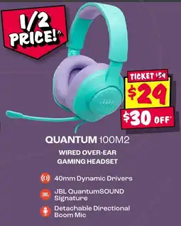JB Hi-Fi Wired over ear gaming headset offer