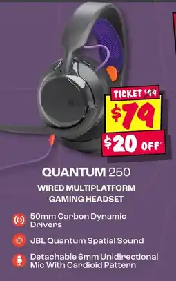 JB Hi-Fi Wired multiplatform gaming headset offer