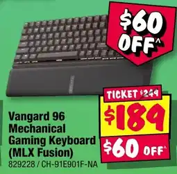 JB Hi-Fi Vangard 96 mechanical gaming keyboard mlx fusion offer