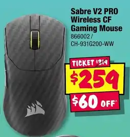 JB Hi-Fi Sabre v2 pro wireless cf gaming mouse offer