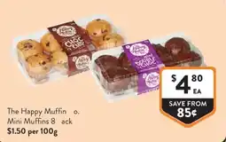 Foodworks The Happy Muffin o. Mini Muffins offer