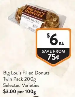 Foodworks Big Lou's Filled Donuts offer
