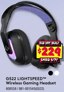 JB Hi-Fi G522 lightspeed wireless gaming headset offer
