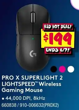 JB Hi-Fi Pro x superlight 2 lightspeed wireless gaming mouse offer