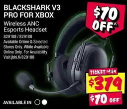 JB Hi-Fi Blackshark v3 pro for xbox offer