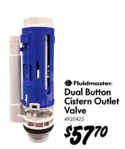 Bunnings Dual Button Cistern Outlet Valve offer